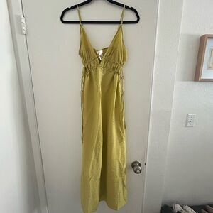 h&m summer low cut dress | size small